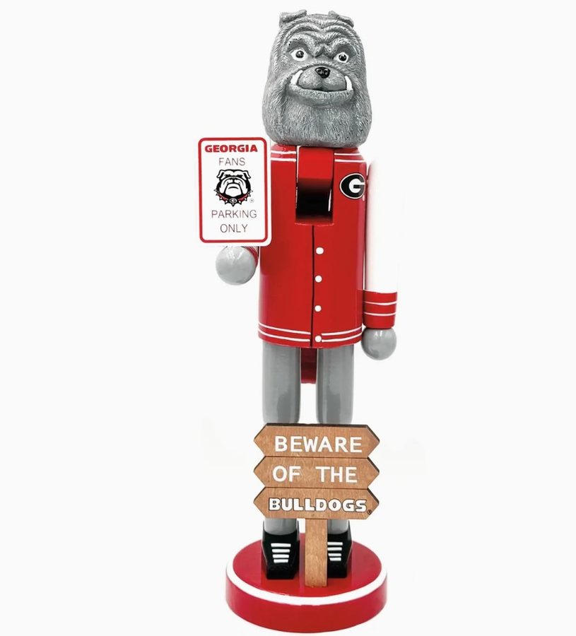 Georgia Bulldogs mascot nutcracker
